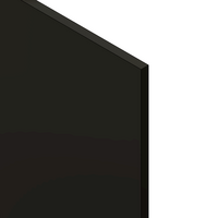 63-100-BK MODULAR SOLUTIONS PVC PANEL<br>1/4" X 48" X 96", BLACK